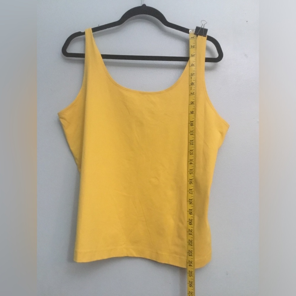 Chico's Sunny Yellow Scoop Tank